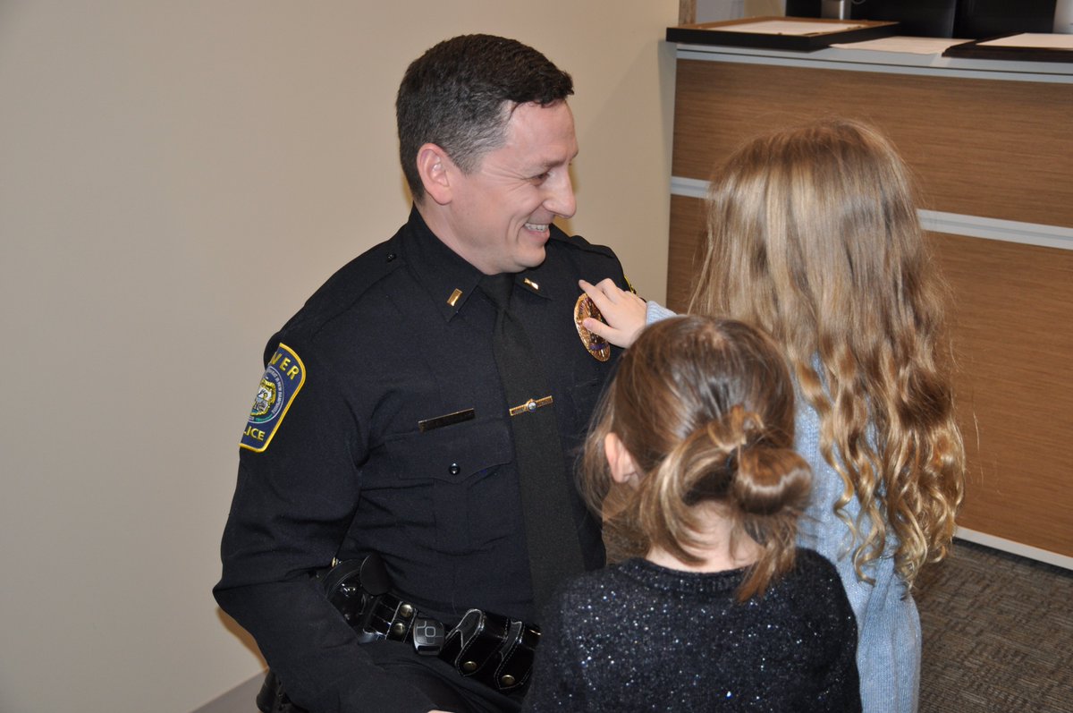 On January 30, 2023, Chief Breault conducted a promotional ceremony where Sgt. Alex Mitrushi was promoted to Lieutenant and will be assigned to supervise the Community Outreach Bureau. He has been a police office in NH since 2001.