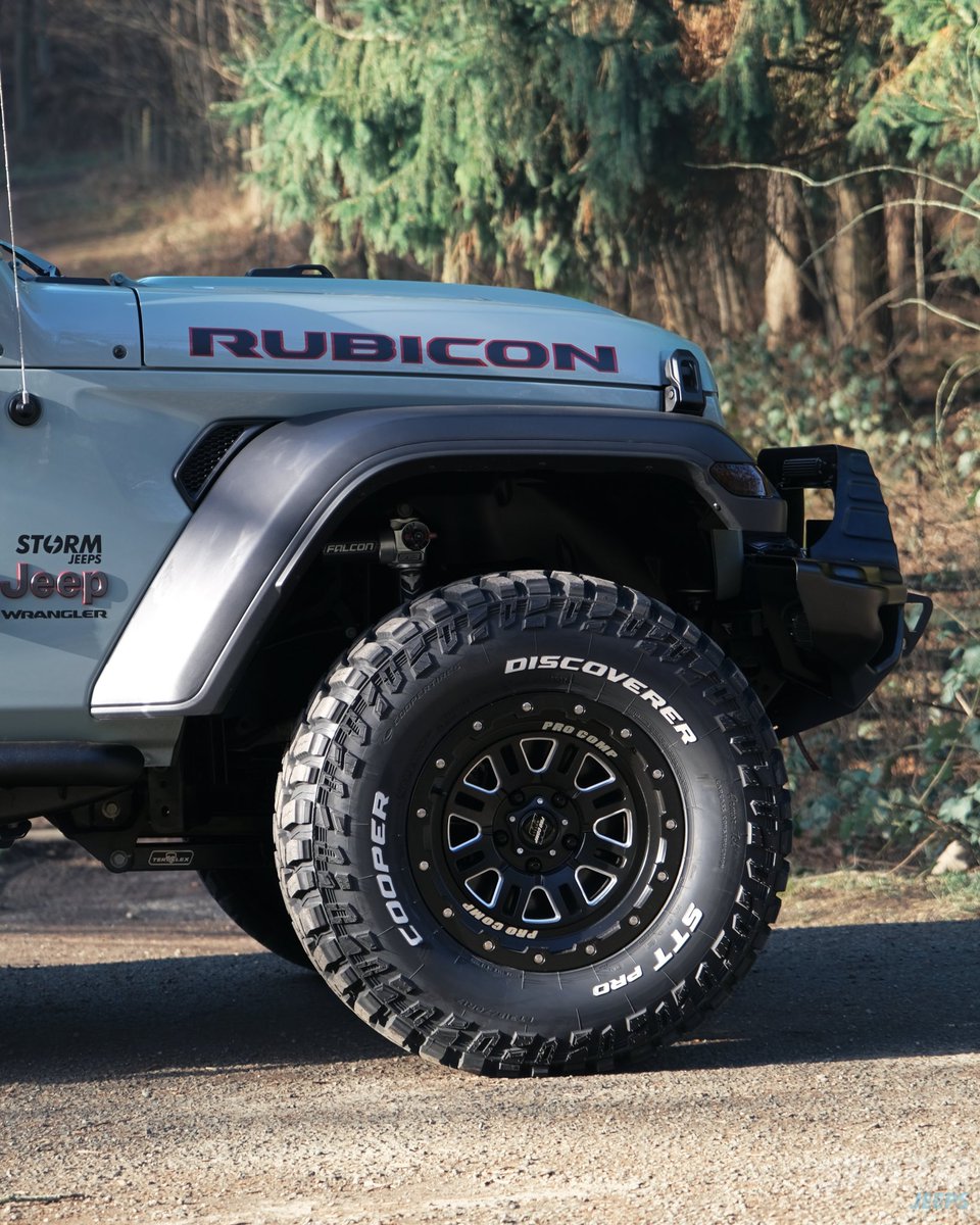 New earl gray rubicon wrangler leaves our workshop #jeep #jeepuk #stormjeeps #customjeep