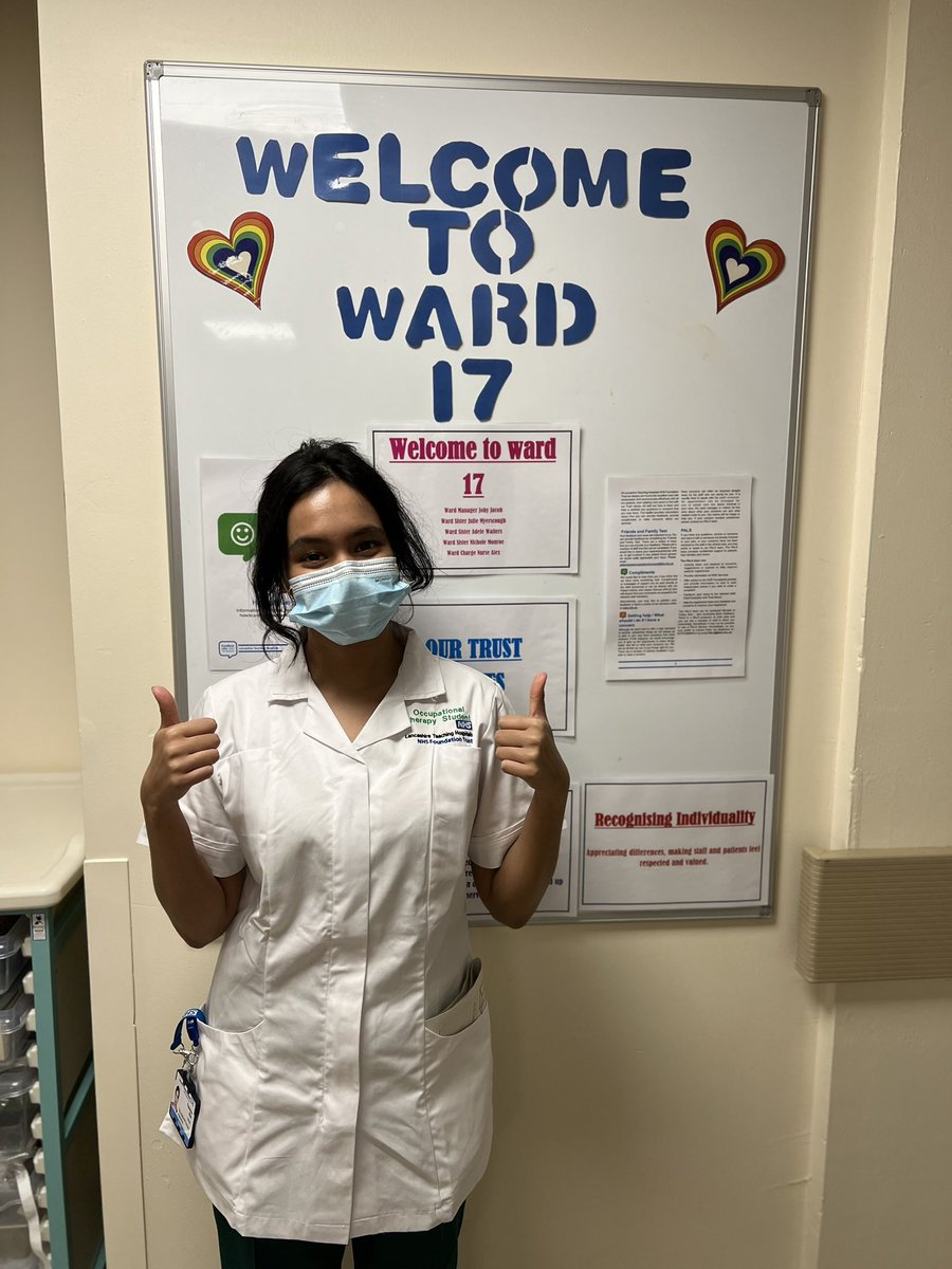 Today Taz took the leap from senior therapy assistant to OT apprentice. We are so excited to be on this journey with you! The uniform looks good on you girrrlll 💁🏼‍♀️