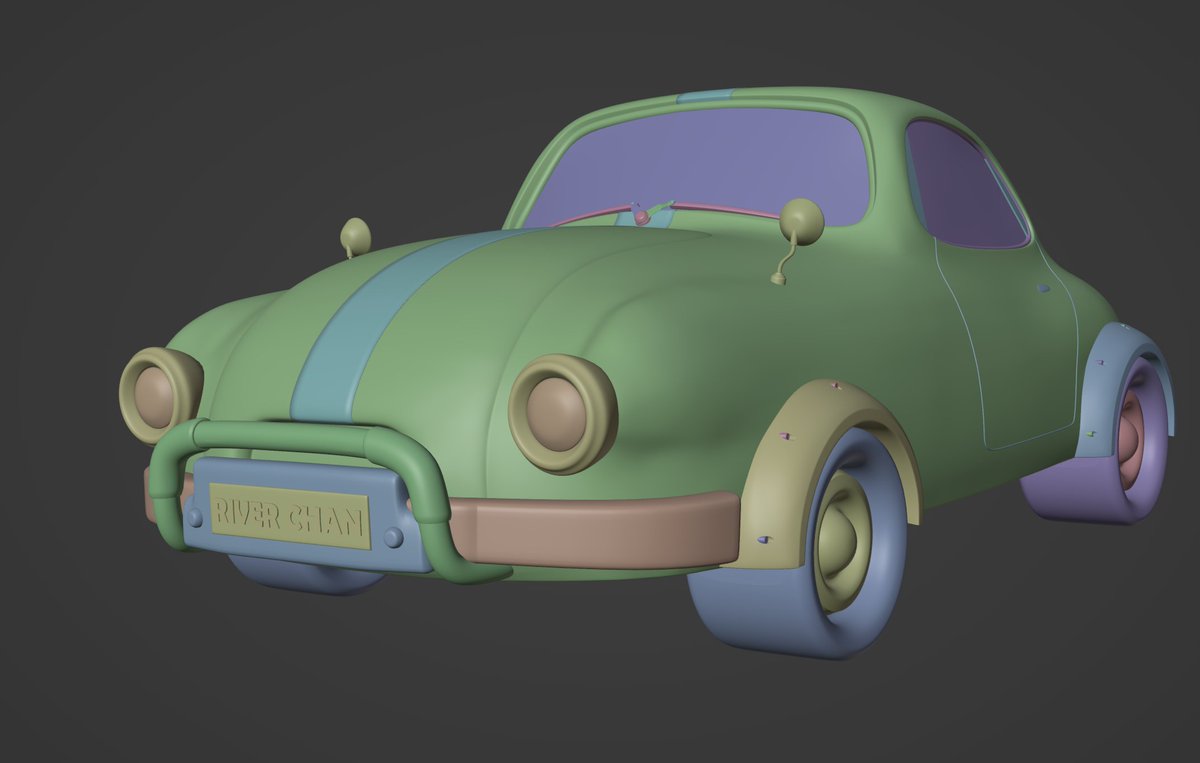 JH_RiverChan's tweet photo. #Blender3d 入门练习 https://t.co/M3l8VuBtZH
