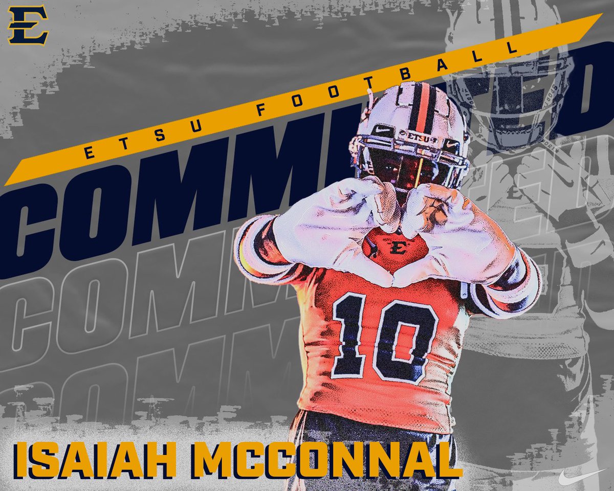 I want to thank my coaches and my family for believing in me, and being with me throughout this journey. With that being said I am blessed and excited to announce my commitment East Tennessee States University🙏🏾💛💙<a href="/CoachKRJones/">Coach Jones</a> <a href="/taylorbetsu32/">Billy Taylor</a> <a href="/CoachBerry3211/">Anthony Berry</a> <a href="/ETSUFootball/">ETSU Football</a>