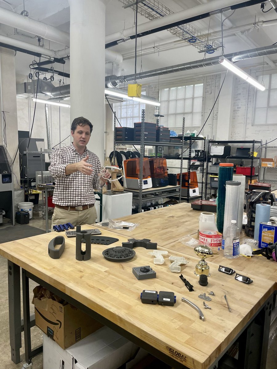 Forum Economique - Day 2! We were pleased to partner with <a href="/GNOinc/">GNO, Inc.</a> and <a href="/WTCNO/">World Trade Center New Orleans</a> to offer a tour of innovation and entrepreneurial assets for business leaders from #France, #Quebec, and #Louisiana. Le français est synonyme d’affaires en Louisiane.

#Entrepreneurship #innovation