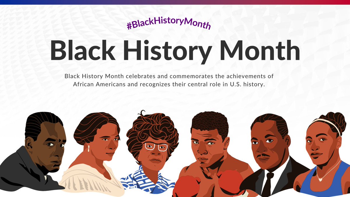 February is Black History Month, a time to celebrate and commemorate the achievements of African Americans and recognize their central role in U.S. history. #BlackHistoryMonth #BHM