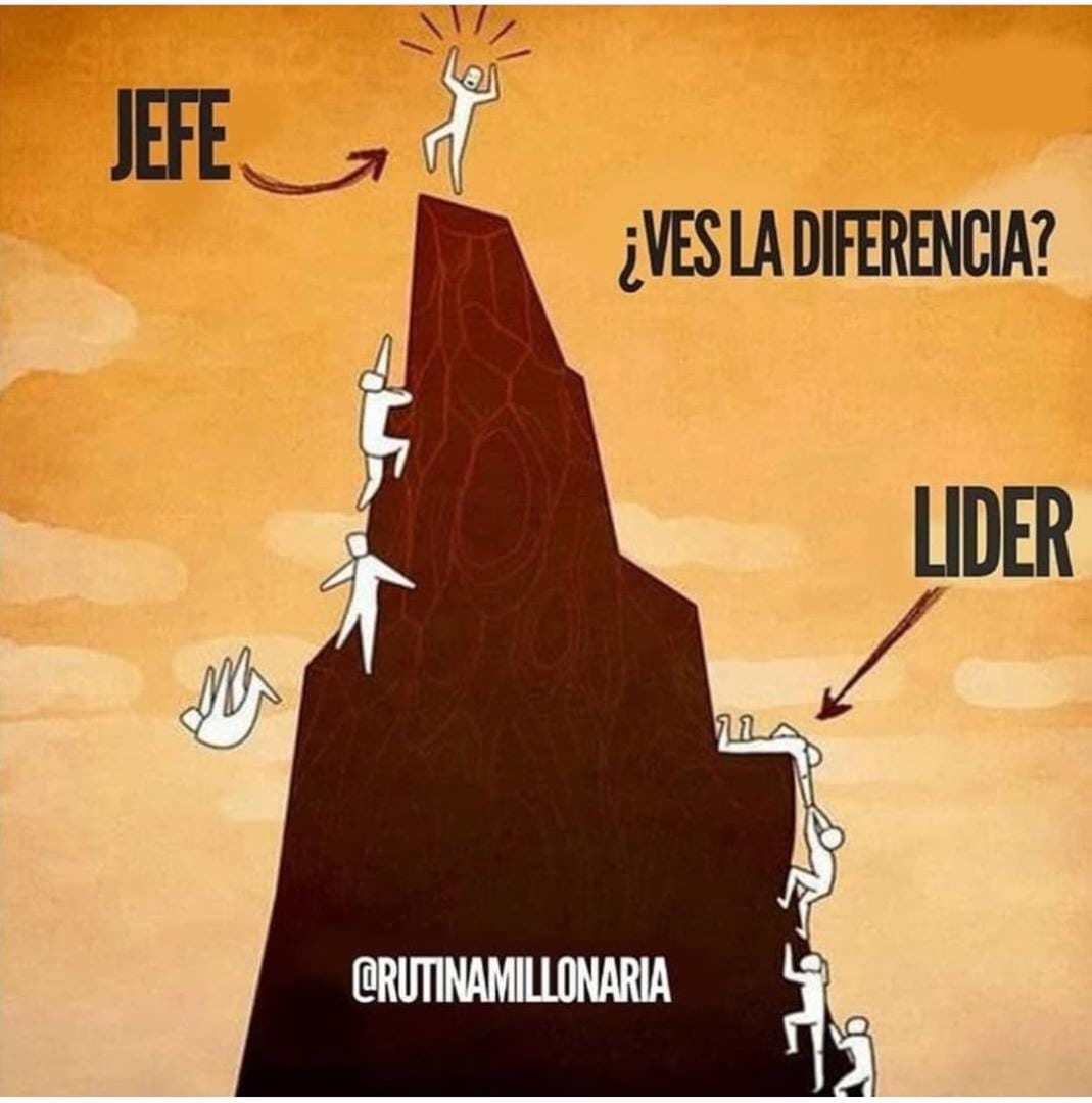 Más diferencias entre líder y jefe

@frasesparalider @LideresLatinos_ @LuisCordovaPER @36Noticiero @RevistaLideres