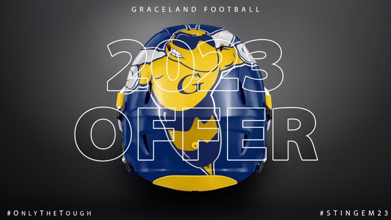 lilchit05's tweet image. After many conversations with @BirgeAndrew over the last few months, I’m ecstatic to announce he just gave me my first offer. Thank you, @GracelandFB #onlythetough #stingem23