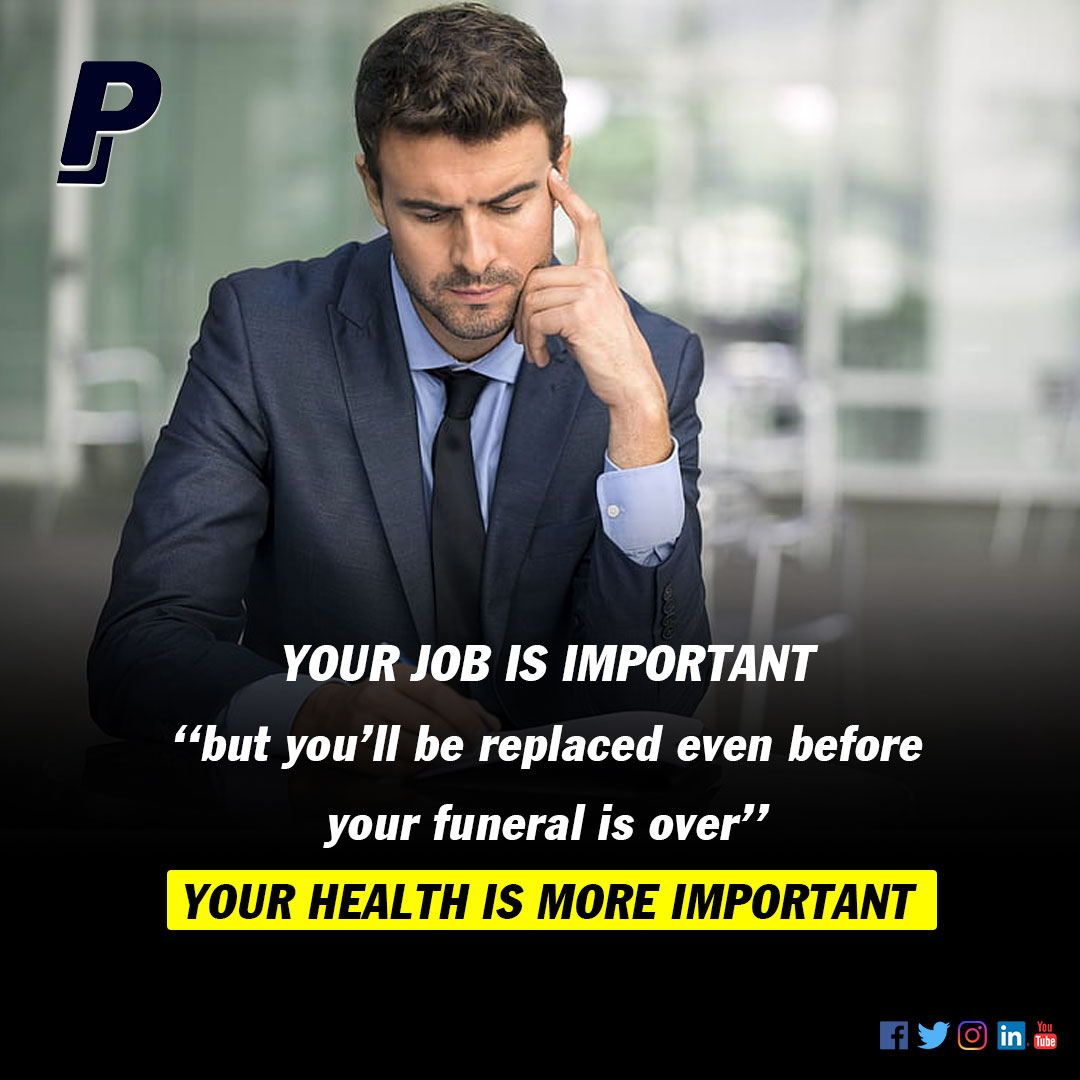 Real_PLegacy's tweet photo. YOUR JOB IS IMPORTANT.

But your health is more important.

Don’t debate everything.

#Jobs #Career #Promotion #Money #Goals #Success #Family #Children #Parents #Happiness #Wellness #Health #You #Coach
#ImranKhanWasRight https://t.co/FcPTIJ0u9Y