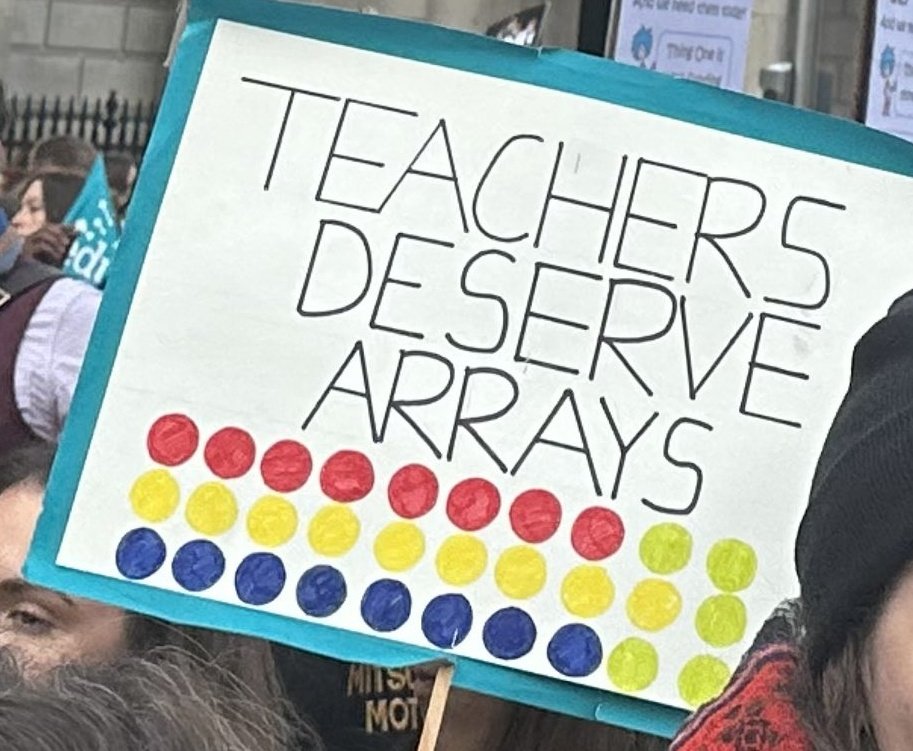 My soul was with everyone on picket lines, rallies or marches. Unfortunately my two girls are ill. Gutted I missed it all. Is this the best sign though? 🤣 Photo credit <a href="/MissSDoherty/">Shannen Doherty</a>.