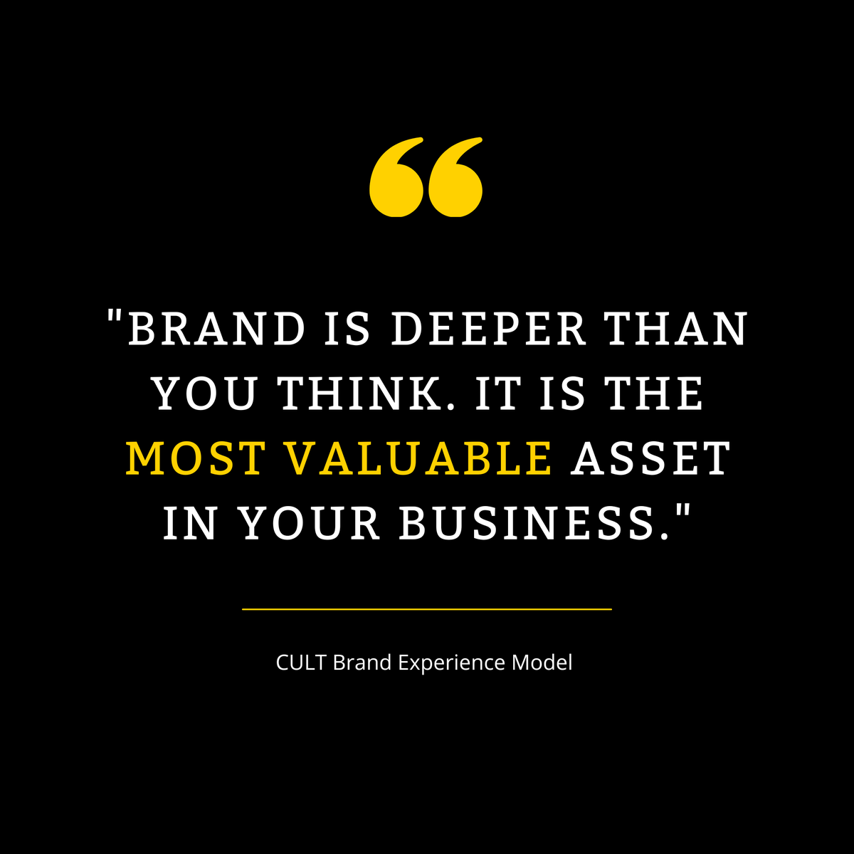 Exceptional performance means managing your brand like a portfolio of investments with attention to risk, return, and timing. 

So, what are you doing to prove and predict the financial impact of brand?

bit.ly/3gYIcGZ

#CultIdeas #CX #CustomerExperience