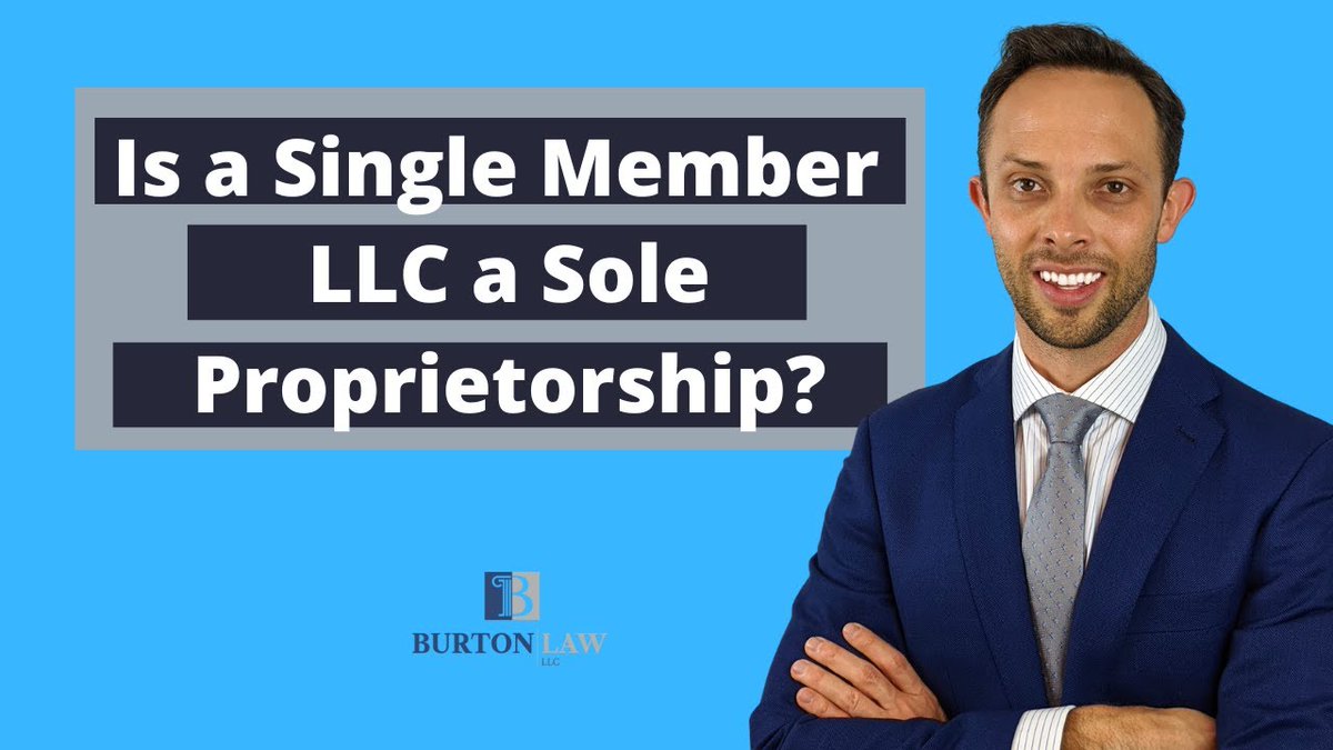 Want to learn the difference between a Single Member LLC and a Sole Proprietorship? Watch our latest video to learn the similarities and differences, pros and cons and legal and tax implications of each business structure. #SingleMemberLLC  buff.ly/3wa4z0d