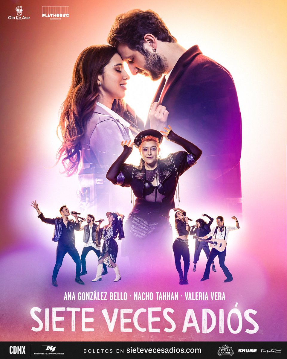 Este elencazo te espera este fin de semana para tocarte el corazón. Compra tus boletos con anticipación goliiive.com/sietevecesadios #sietevecesadios #teatro