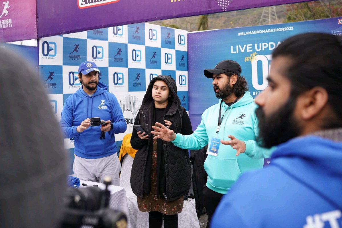 suleman932's tweet photo. Hats off to the team @optimizedigitpk for the hardwok in content development, Digital Marketing,Digital PR &amp; Digital Media coverage for @isbmarathon under the vibrant leadership of @ImranGhazaliPK .
#OD was official Digital Media partner of #IslamabadMarathon2023 https://t.co/WCAcox59zm