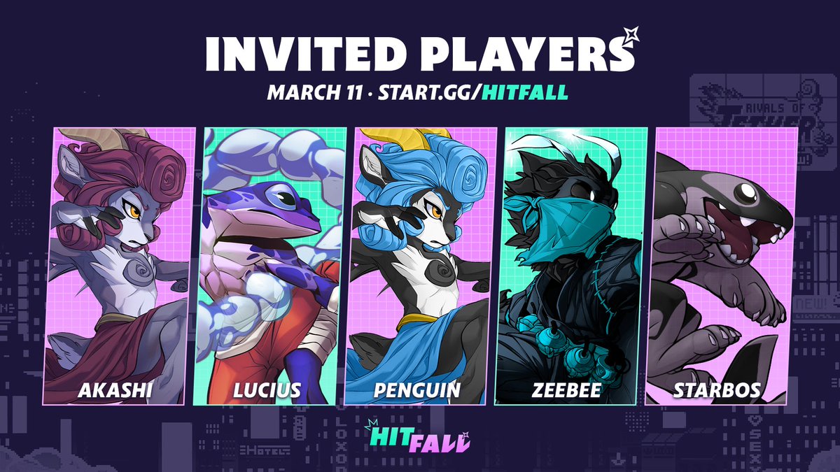 Several top players will be making an appearance, including <a href="/AkashiFae/">@akashifae.bsky.social</a>, <a href="/LuciuserosVO/">LuciuserosVO🎙️🏳️‍🌈🇵🇷 🔜Hitfall4.5</a>, <a href="/PenguinUpB/">Penguin</a>, <a href="/ZeeBeeBDJ/">NE | ZeeBee</a>, and <a href="/starbos_roa/">starbos</a>!

However, Hitfall also aims to provide a larger tournament experience for players of all skill levels…

🧵