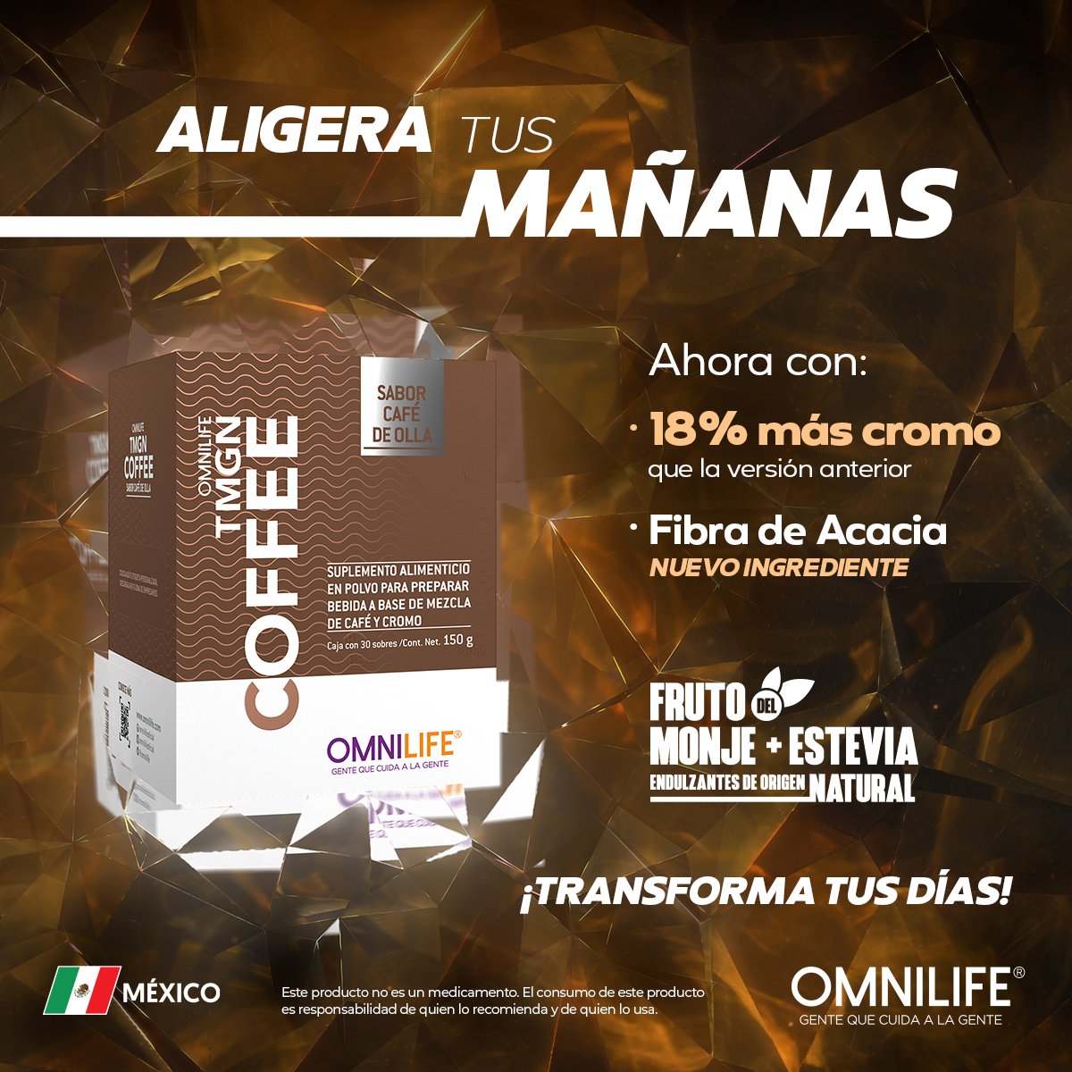 ¡Ya puedes disfrutar de la evolución de tu TMGN Coffee! ☕️ 

Disfruta el mismo sabor con más beneficios y en una nueva presentación que transformarán tus días. 

Publicidad para México. Conoce la disponibilidad y presentación en tu país.

#OMNILIFE