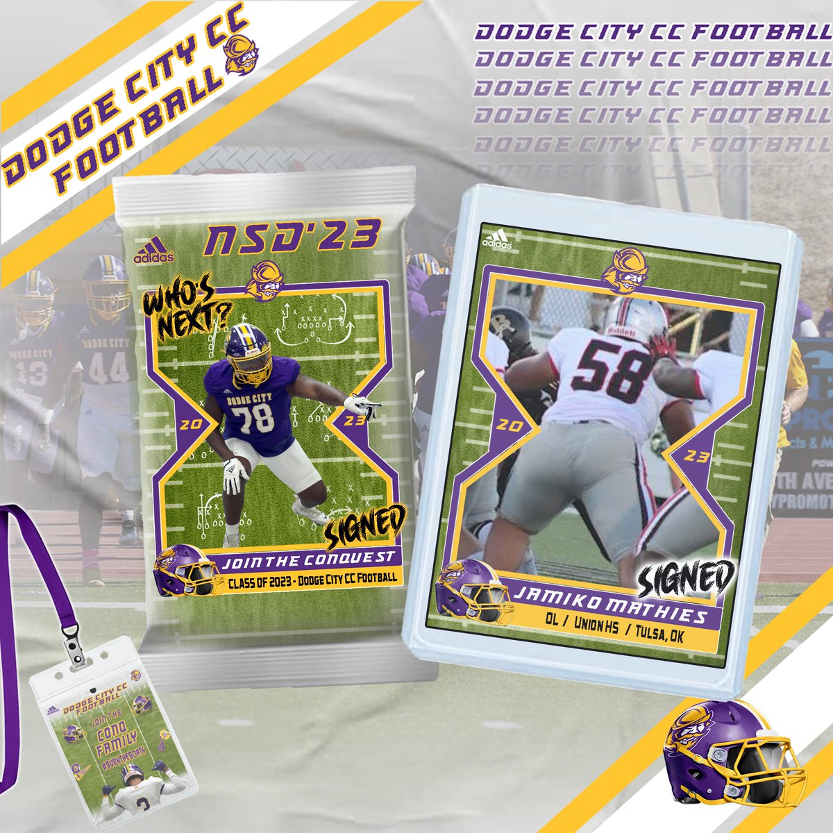 GoConqs's tweet photo. 🏈National Signing Day🏈

🏈Jamiko Mathies (@jamiko58)
🏈OL
🏫Union HS
📍Tulsa, OK
@GoConqsFB

#AllHandsOnDeck #GoConqs #BurnTheBoats #NSD2023 https://t.co/omCQ6vc3Ct