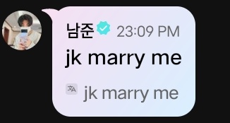 kookjinworld_'s tweet photo. namjoon's comments in jungkook's live 😭 https://t.co/UmjRTYfYWH
