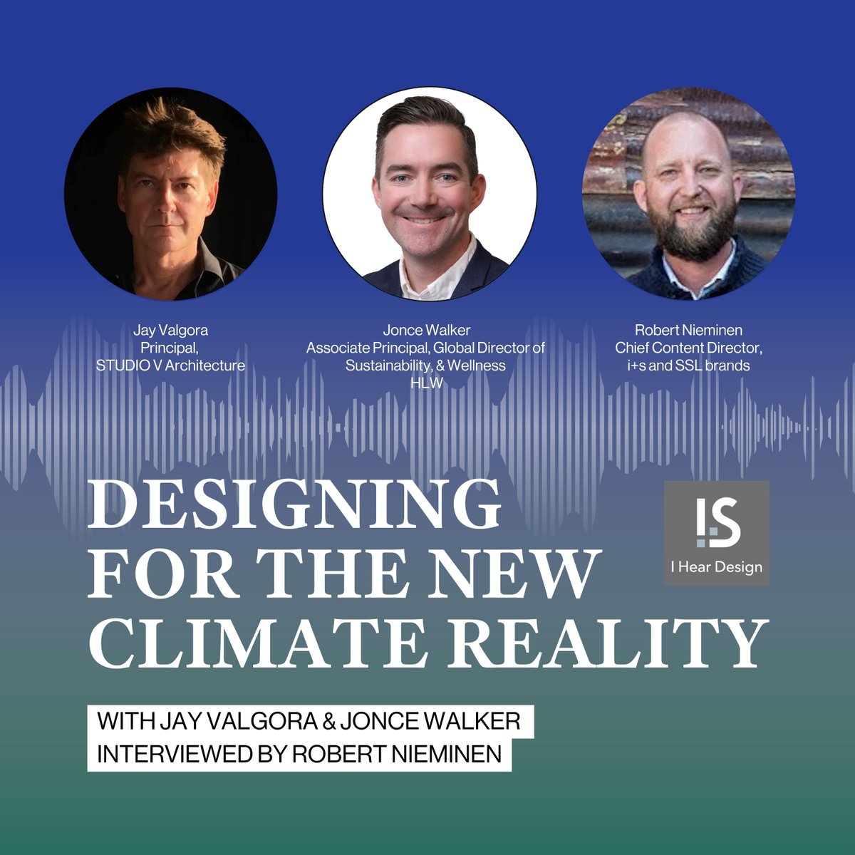 #Sustainability #ClimateAction #Decarbonization #podcast Tune in here: iands.design/podcast/podcas…