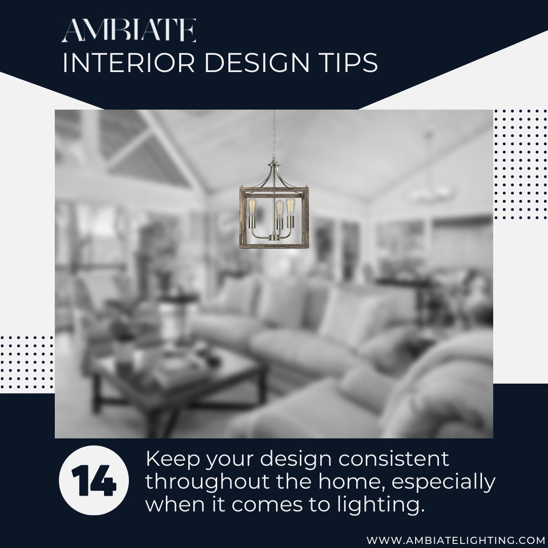 This week’s lighting design tip 💡 Keep your design consistent throughout the home, especially when it comes to lighting 🏡

Follow us for more lighting design tips!💡
.
.
#homedecor #homeinspo #homeinterior #luxurylighting #designinspo #interiordesigner #lightfixture