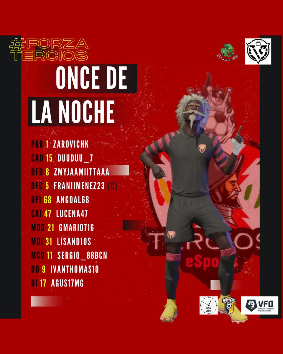 🎽ALINEACIÓN HOY🎽

🧤 <a href="/scanyit/">ramon dominguez</a>
⚡️ <a href="/DuuDuuu_7/">Edu 🤘</a> 
🚧 <a href="/Gonalvarez68/">@angoal68</a> 
🚧 <a href="/FranJimenez94/">Francisco Jiménez.</a>
🚧 <a href="/JonGandarias/">Jon</a> 
⚡️ <a href="/47lucena/">José Antonio Lucena</a>
🧹 <a href="/gmario716/">𝐠𝐦𝐚𝐫𝐢𝐨𝟕𝟏𝟔</a>
🫁 <a href="/Lisandr87058665/">Lisand10s</a>
⭐️ <a href="/sergiobcn_88/">Sergio</a>
🎩 <a href="/Agus17MG/">Agustín Muñoz Garrido</a>
🪄 @Ivanthomas102

Cuando todo parezca ir en contra, recuerda que el avión despeja contra el viento ✈️