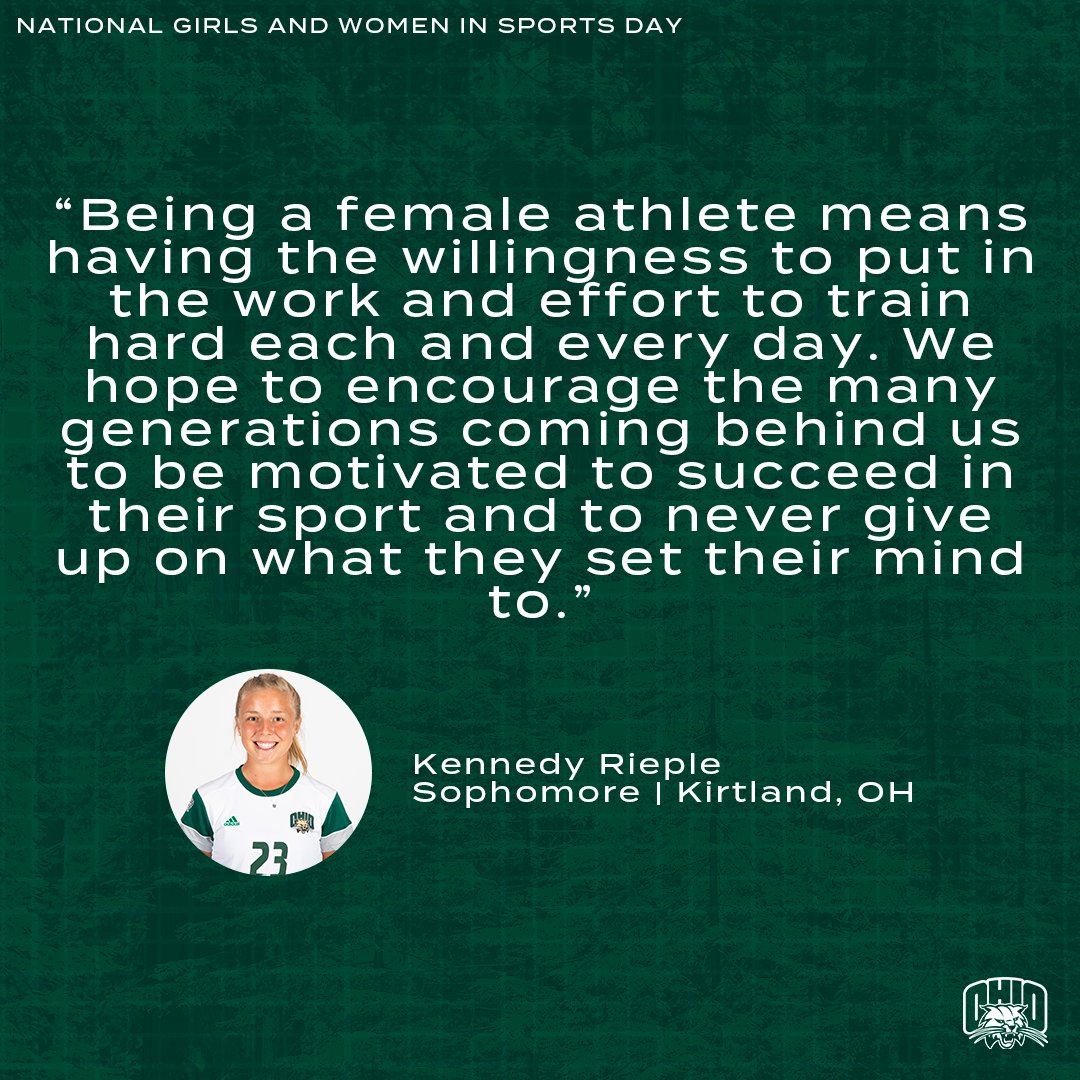 Kennedy Rieple shares what being a female athlete means to her.

#NGWSD2023 | #OUohyeah