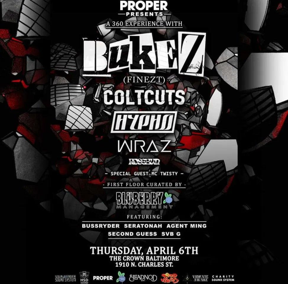 ProperEventsDMV's tweet image. 2 big announcmenents today from us!

@stookisound , @lynyofficial , @litlords , @RunnitOfficial 🤝🏾 @BUKEZFINEZT , @coltcutsmusic , @HyphoLouis , @wraz_dubs and more 

Grab tix here: linktr.ee/properproducti…