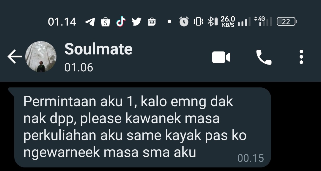 syah18_'s tweet photo. Gatau ini manifesting apaan, but this thing feels like dream, finally we catch up each other again. https://t.co/Q6bkTevzQU