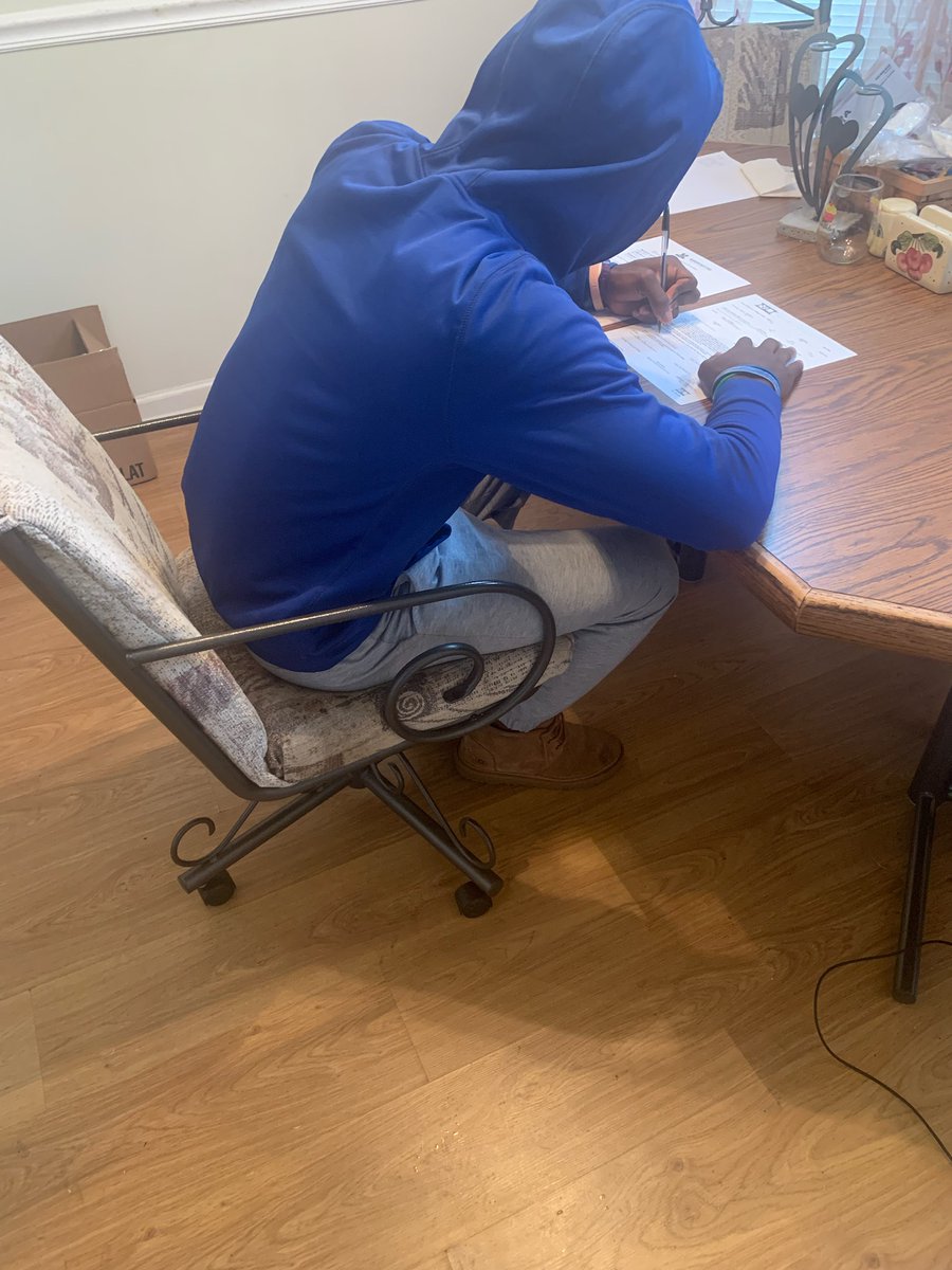 Next up is DB DeMario Smith @Dj_upnext8 signing with <a href="/MVSUDevilSports/">Mississippi Valley State Athletics</a> &amp; new HC <a href="/Coach_kwade/">Kendrick Wade</a>