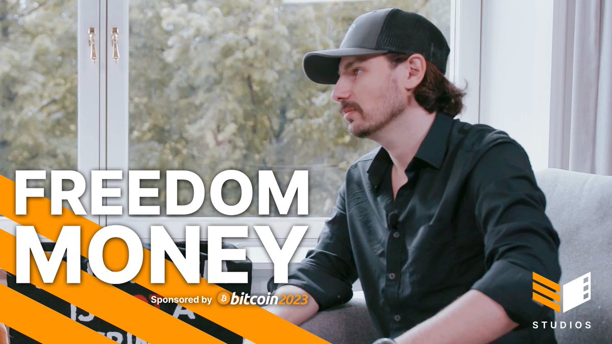 BitcoinMagazine's tweet image. Freedom Money Episode 1 is LIVE! 🔥

Host @ODELL interviews @dergigi on #Bitcoin, privacy &amp;amp; freedom at the @OsloFF by @HRF

Watch on YouTube ➡️ youtu.be/6Tr4-DL1c1s

Prod: @BitcoinMagazine Studios, @cinemuck_ &amp;amp; @SpecificMills