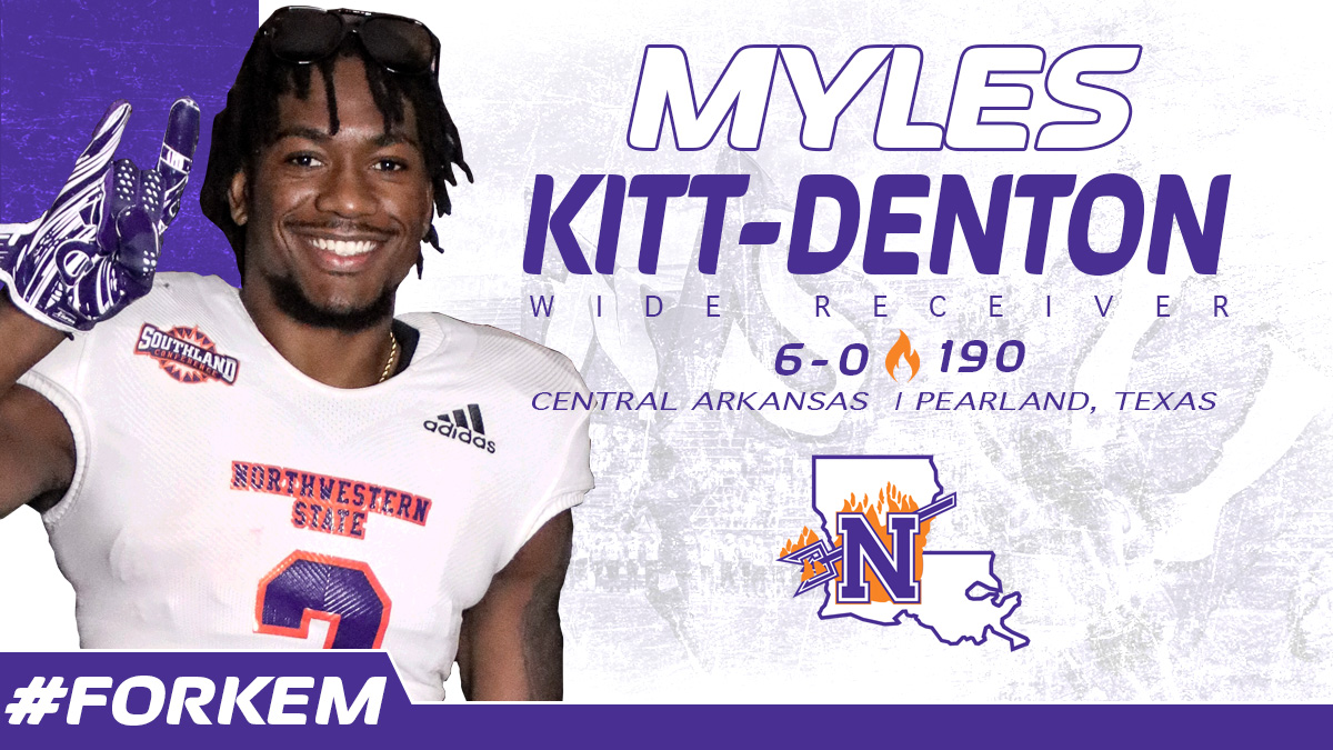 An explosive transfer receiver who can also make plays in the return game, welcome @MylesKittDenton to Demonland! #ForkEm x #LinkItUp23