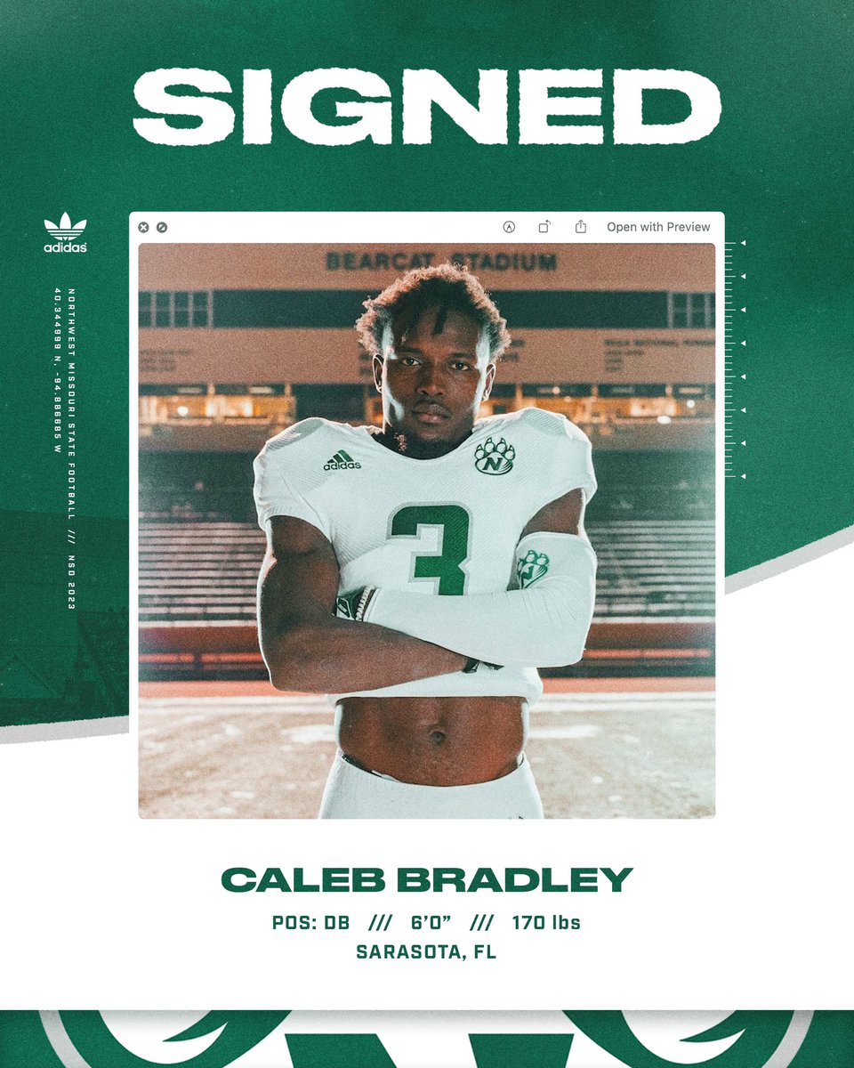 A DB from the Sunshine State with a whole lot of speed! Welcome to the Ville Caleb Bradley from Sarasota.
#Culture23 #GoCats