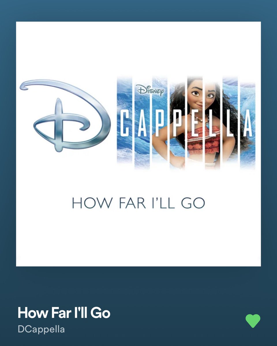 DCappellaMusic's tweet photo. What’s your all-time favorite DCappella song? Let us know in the comments! ✨🎶

#DisneyMusic #HowFarIllGo #NobodyLikeU #Moana #BeautyAndTheBeast #Frozen #Aladdin https://t.co/hMf1fcBzWE