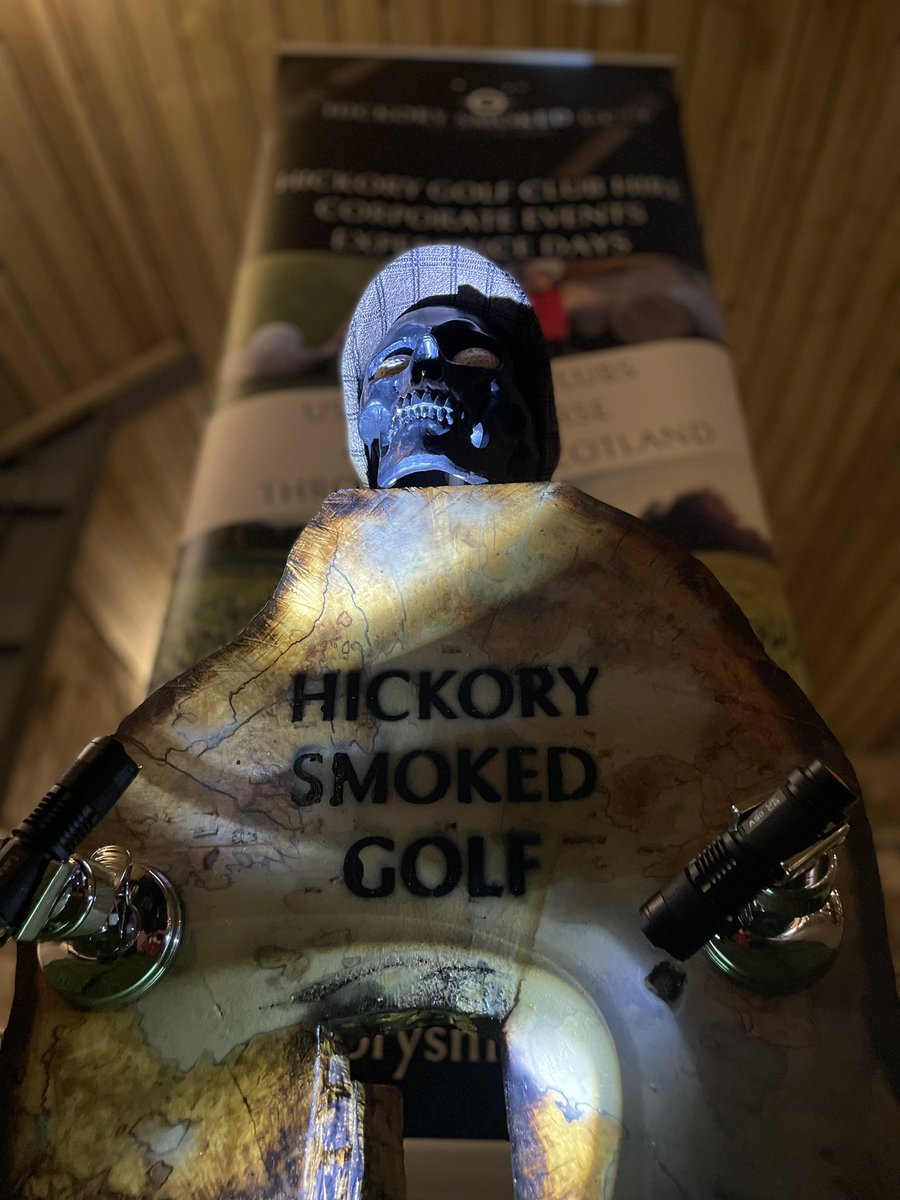 The hickory hole is ready to go at @_SGTW 💀 ⛳️ 

#golf #hickorygolf #vintage #hickory #antique #vintage #scotland #scottishhistory #scottishgolf #golfhistory #hickorygolf #golftourism #scottishtourism