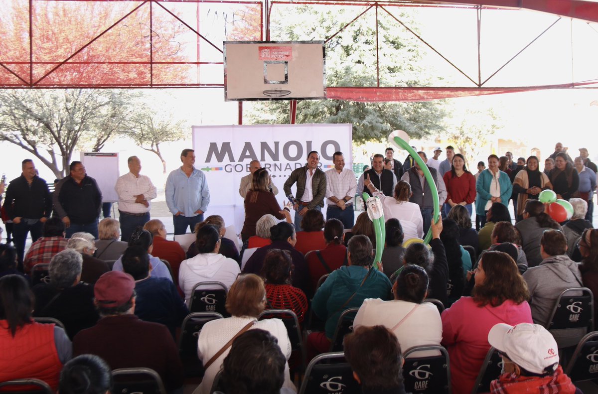 Comencé el día acompañando a nuestro próximo Gobernador <a href="/manolojim/">Manolo Jiménez Salinas</a>  en la Colonia Lázaro Cárdenas 📍 ¡Vamos a ganar! 💪

#UnidosPodemosMás #VoyContigo ✌️