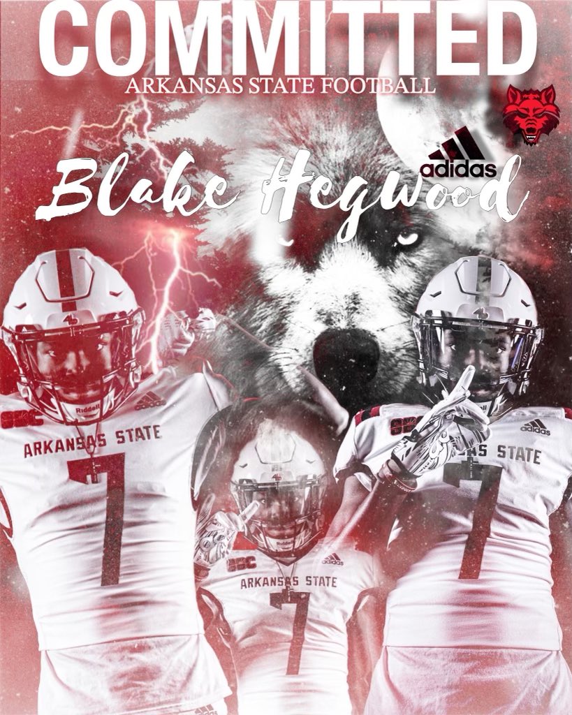 BlakeHegwood22's tweet photo. 100% committed!!🤘🏾❤️🐺 @CoachDLett @CoachButchJones @tctabler @SBLiveARK @pinebluffzebras @CoachMike2Will @ARPrepSports @ArkansasOnline @AStateNation @AStateFB https://t.co/qn9GHvv7Pu