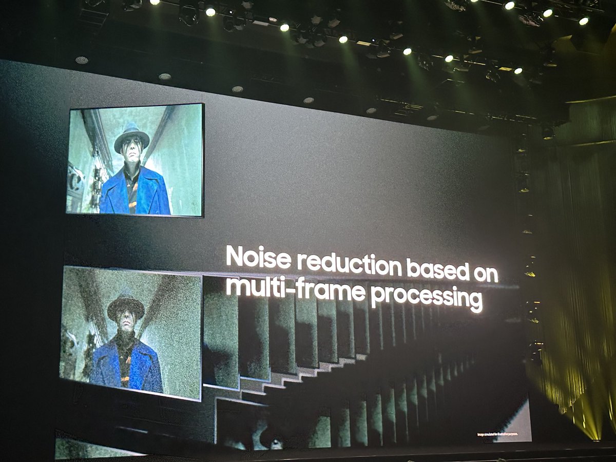 JeffFieldhack's tweet photo. “Nightography” photo (simplified version!) and video enhancements due to AI, advances in reducing exposure, OIS advancements, and more needing some explanation…bottom line—impressive improvements for better quality low light video/photos. #galaxyunpacked #counterpointtr https://t.co/wgOV5VF6G1