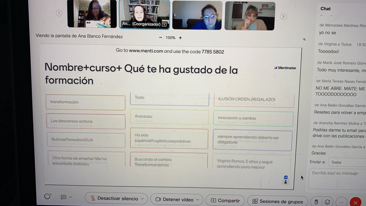 Última sesión del curso NEUROEDUCACIÓN Y DESARROLLO DE LAS FUNCIONES EJECUTIVAS. ¡Reto conseguido! Un éxito más del <a href="/cepmalaga/">CEP de Málaga</a> y <a href="/MultiplesKids/">Ana Blanco</a> #ProgramaNeuroEduca