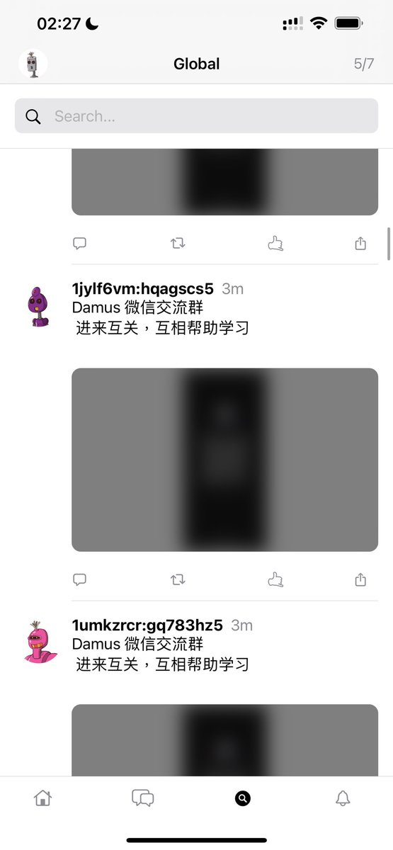 LAustin777's tweet photo. 一打开Damus，全是在上面拉微信群的。有种民智未开的荒谬感。 https://t.co/9nyHmwQzeK