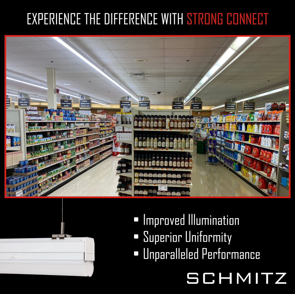 SCHMITZ introduces Strong Connect - This modular system gives designers a variety of luminaire options, including wall wash, spots, and gobos, to create a customized space that can easily be reconfigured to accommodate future floorplan changes.
👉schmitznorthamerica.com/strong-connect