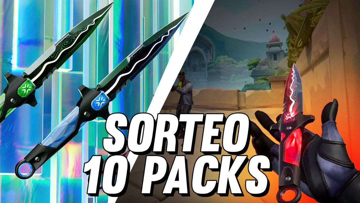 ¡¡SORTEO 10 PACKS DE SKINS DE VCT!! Para participar tenéis que dar RT y completar los pasos del enlace. El ganador lo daré en 7 días, suerte a todos :D gleam.io/IyJ2j/sorteo-1…