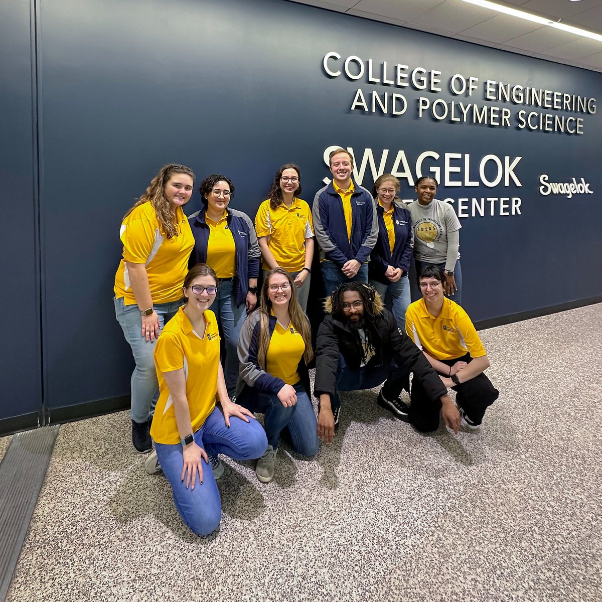 UAkron_Engr's tweet photo. Great weekend at #UAEngineering!

Thanks to our INCREDIBLE student leaders, faculty, staff &amp; alumni that helped make Scholars Day a huge success! 🙌 #FutureZips

Shout out to the Concrete Canoe Design Team on their Pour Day event! 🛶 #GoZips https://t.co/r0CKZYuWWe