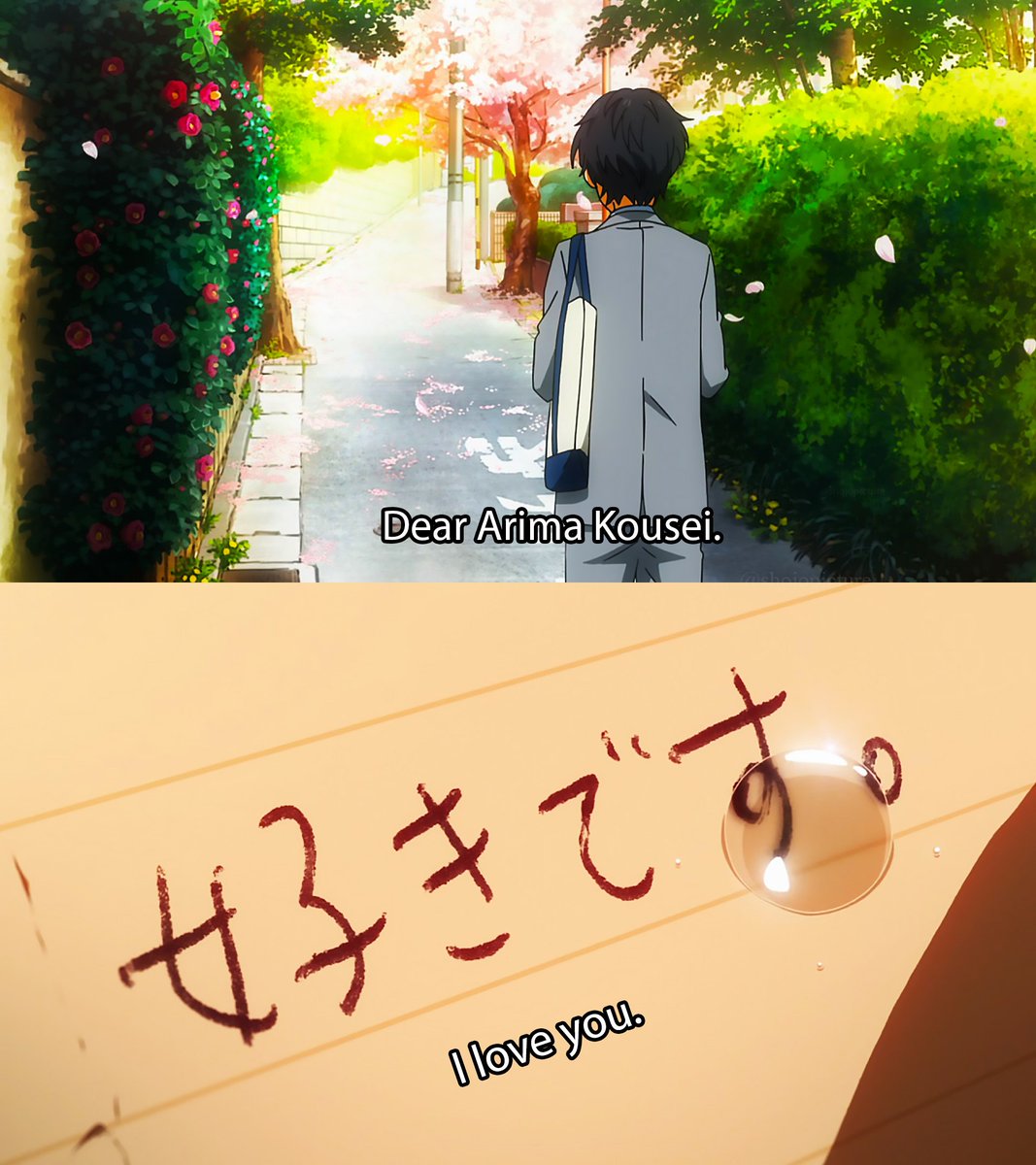 shojopicture's tweet photo. Anime : Your Lie in April https://t.co/g5GiWjkTq3