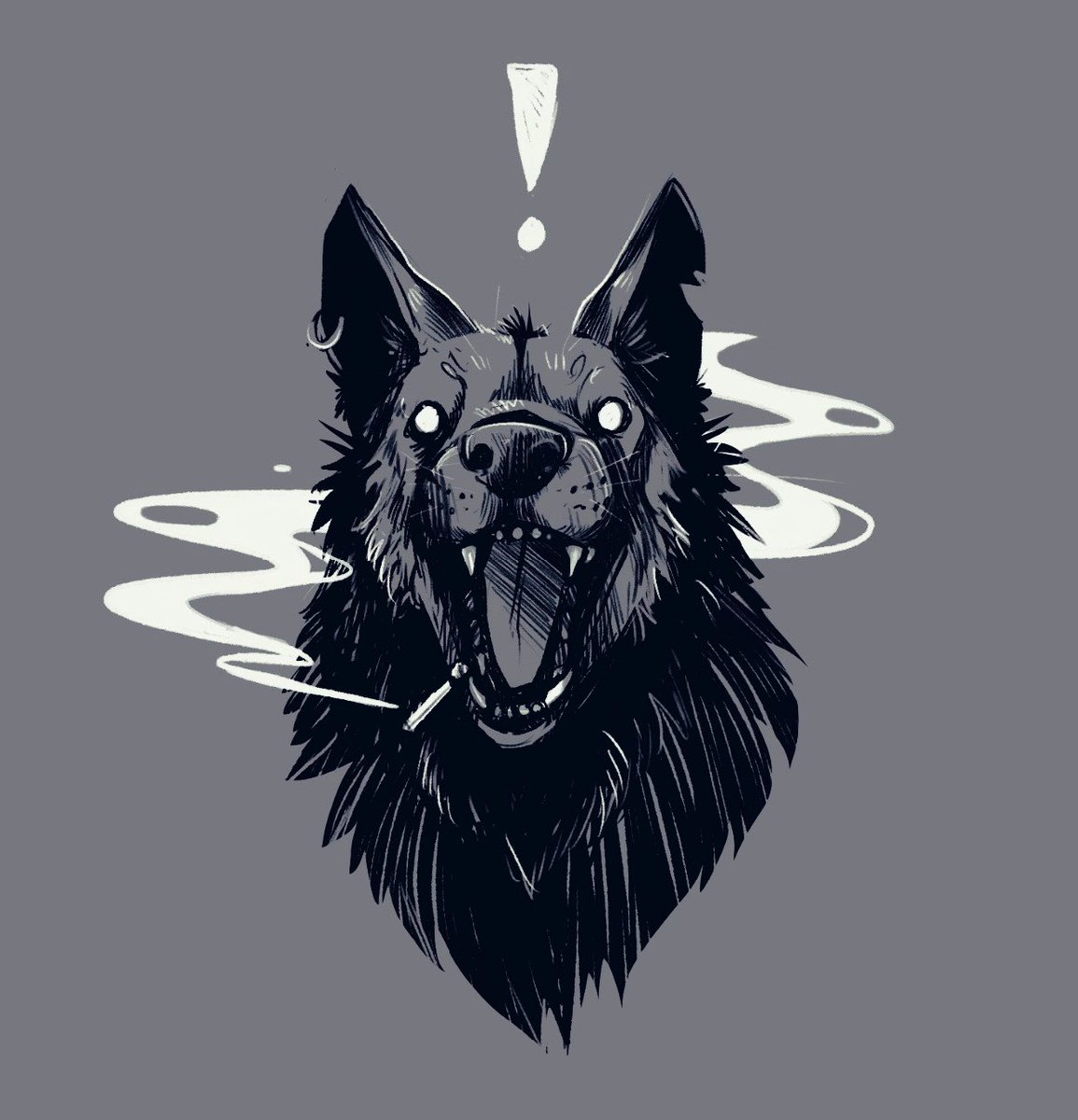 「Happy #WerewolfWednesday! You've been sp」|Smeesh 🌱 Illustrator for hireのイラスト