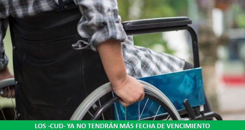 NO TENDRAN VENCIMIENTOS LOS CERTIFICADOS DE DISCAPACIDAD