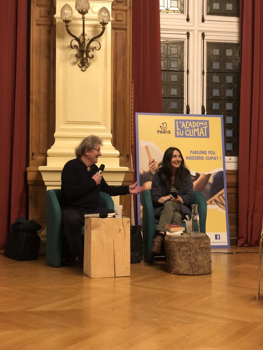 Les conversations autour du vivant ce soir à l’<a href="/AcademieClimat/">Académie du Climat</a>
Thierry Paquot reçoit Geneviève Pruvost sur le thème "Penser écologique" #climat #ecologie #esaj