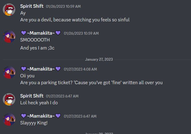 TheSpiritShift's tweet photo. Operation Smooth Lines was a COMPLETE success! I have thoroughly romanced all of my female friends and they all think im just the most smooth guy on the planet >:D
Now Taking Girlfriend Applications!
#smoothๆฎๅฝฑไผ #VtuberUprsing #AlphaMaleStruggles #fourthhashtag https://t.co/Wa5mE64ssx