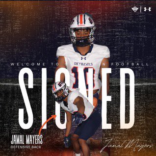 JCFB_Recruiting's tweet image. Congratulations @Jamal1Mayers !! #GoJets #NextlevelJet