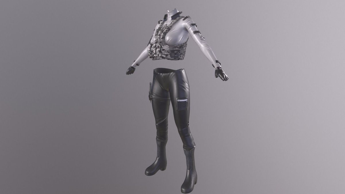 ETHphone's tweet photo. 🐣Another one #3DModel of female #spy suit in #Military style, crated for #Videogame character!
Support me and buy this and other models on my CG 🙂
#lowpoly #latex #girlcharacter #Clothing
https://t.co/iDUyDCl6sl https://t.co/R2wzQ8ZTZu