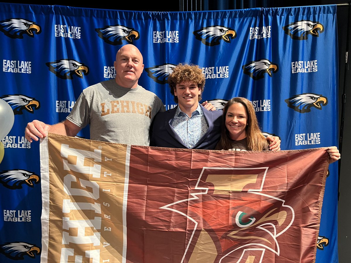 coachTyoder's tweet photo. Very proud of our son Luke! Excited and Thankful for his opportunity to play at Lehigh! @LehighFootball https://t.co/YUPAMtc7MJ