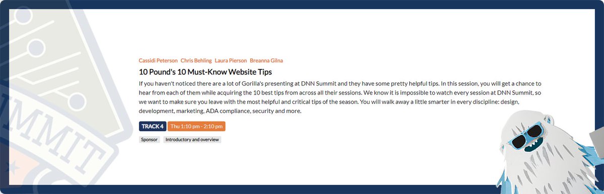 DNNSummit tweet media