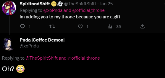 TheSpiritShift's tweet photo. Operation Smooth Lines was a COMPLETE success! I have thoroughly romanced all of my female friends and they all think im just the most smooth guy on the planet >:D
Now Taking Girlfriend Applications!
#smoothๆฎๅฝฑไผ #VtuberUprsing #AlphaMaleStruggles #fourthhashtag https://t.co/Wa5mE64ssx