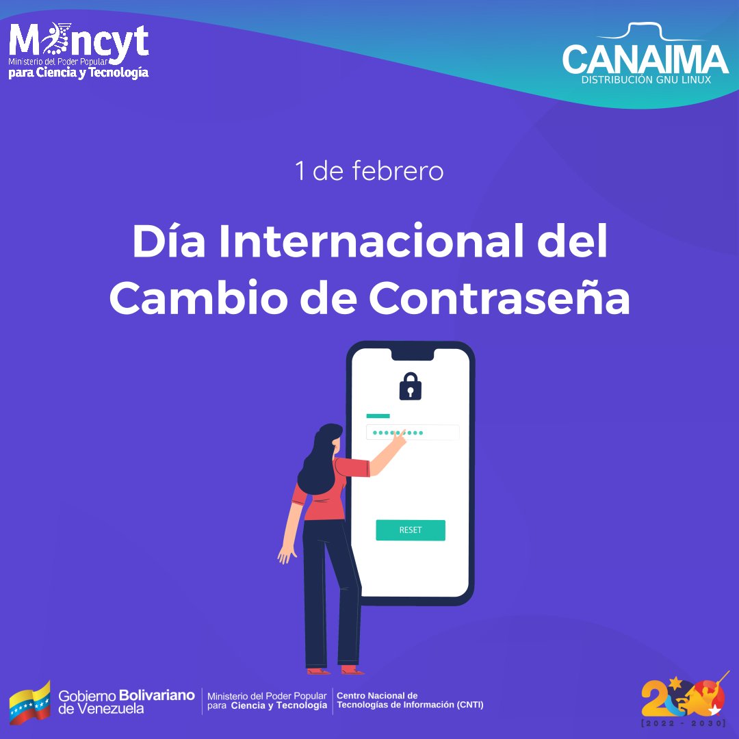 Hoy celebramos el Día Internacional del Cambio de Contraseña 🔑

Su objetivo es impulsar el uso de buenas prácticas en la selección y actualización de contraseñas.

¿Tienes mala memoria?

¡No importa!

Para no olvidar tu clave puedes usar un gestor como #Bitwarden o #KeePassXC